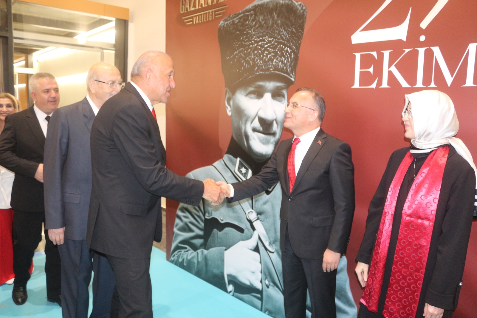 İYİ Parti Gaziantep Teşkilatı, Cumhuriyetin 102. Yıl Dönümü Törenine Yoğun Katılım Sağladı!