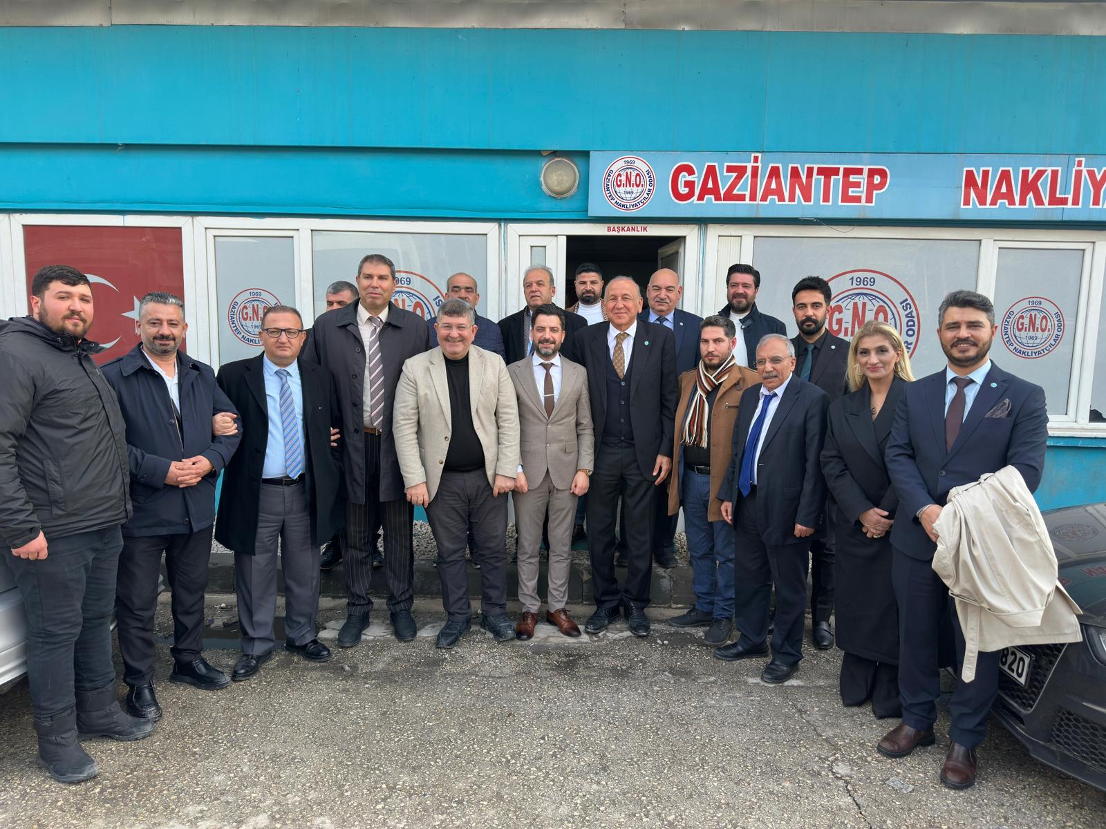 İYİ Parti Gaziantep İl Teşkilatından Esnaf Odalarına Ziyaret; “Sorunlarınızı Birlikte Çözeceğiz”