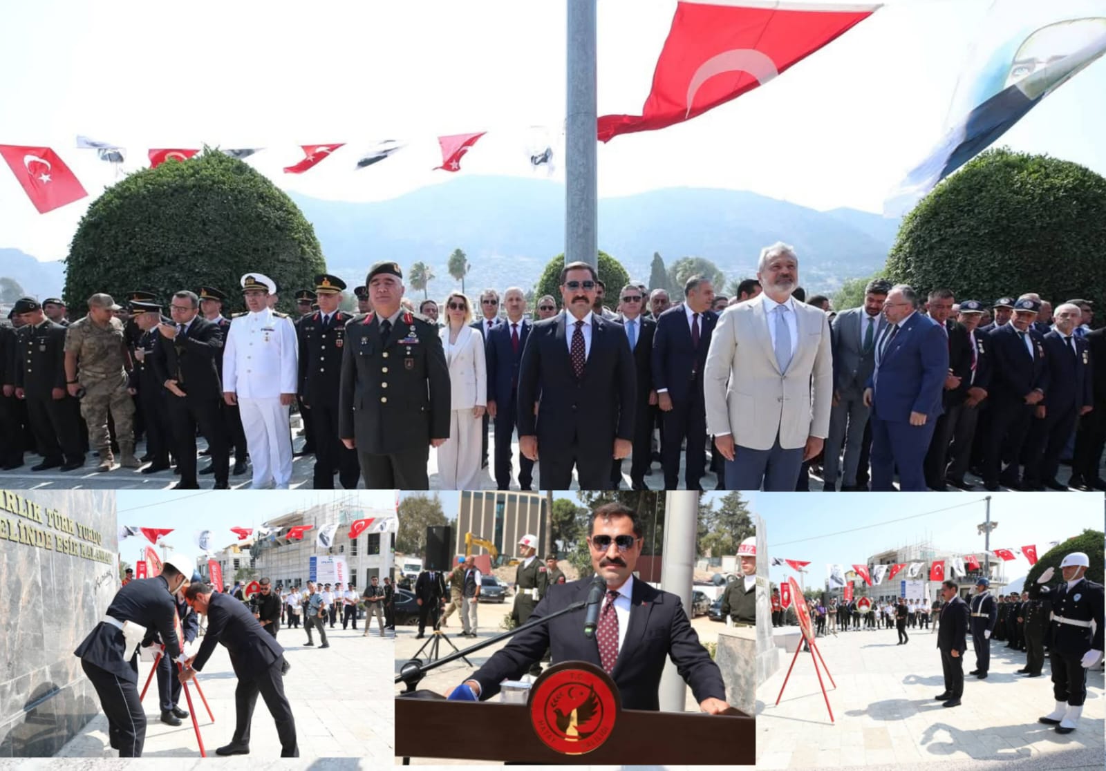 23 Temmuz 1939’un Gururu, Atatürk Anıtı’nda Çelenk Töreniyle Yaşatıldı