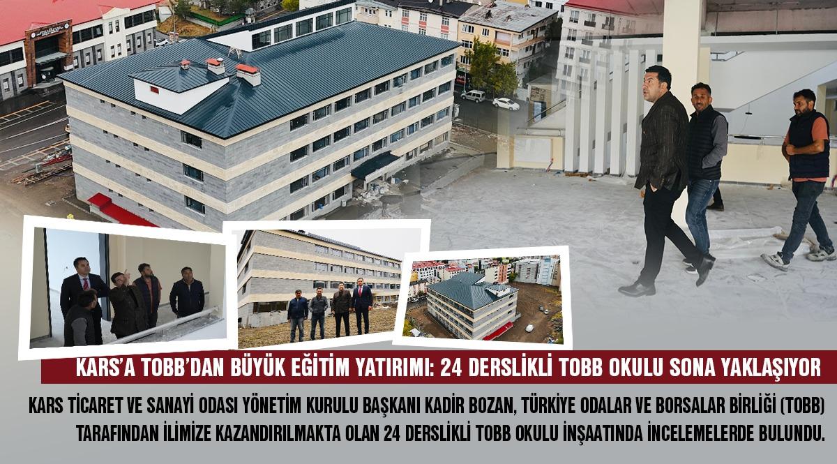 24 Derslikli TOBB Okulunda Sona Yaklaşılıyor