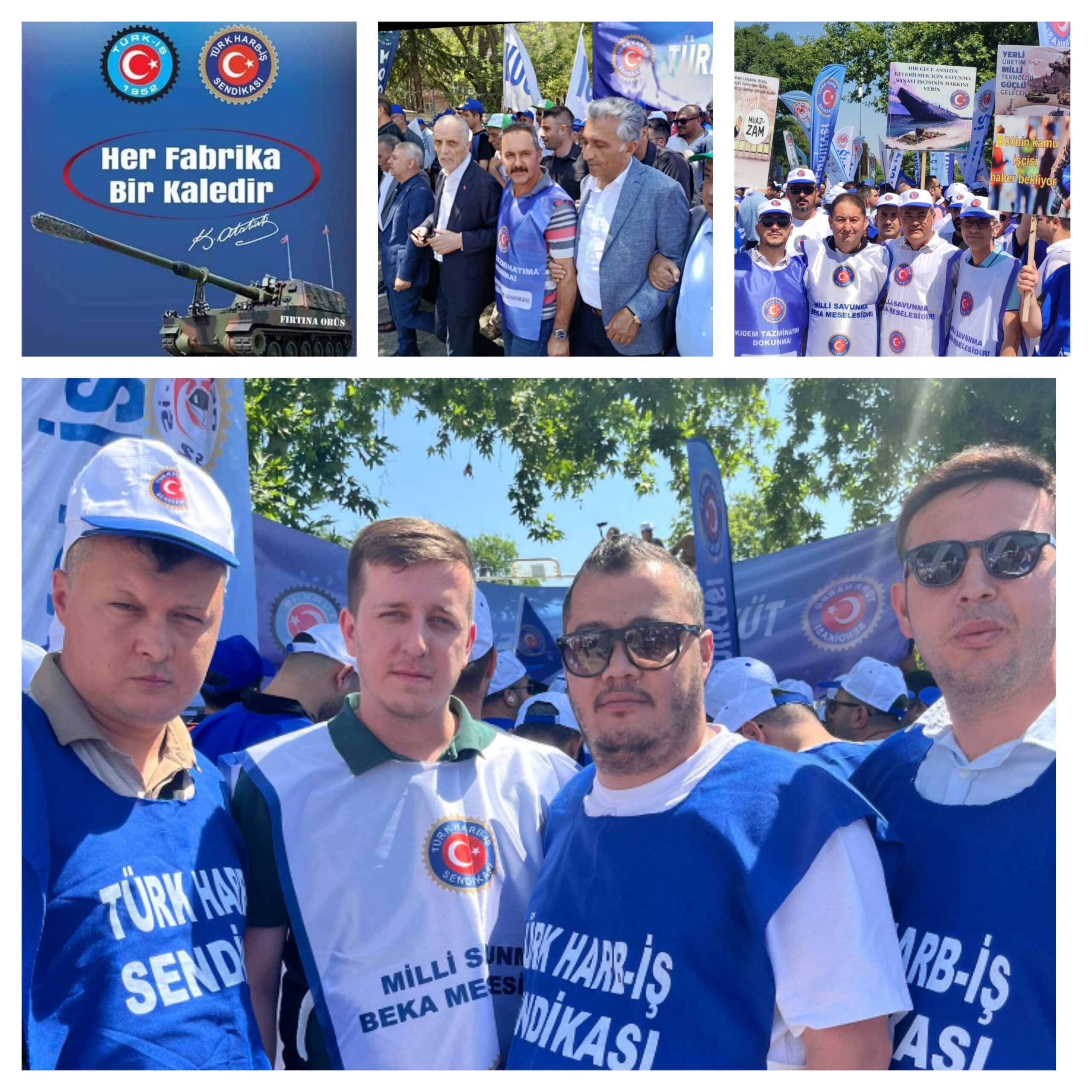 600 Bin Kamu çalısanı Türk-is tarafından verilen düşük teklifi protesto etmek için Anıtpark ta buluştu
