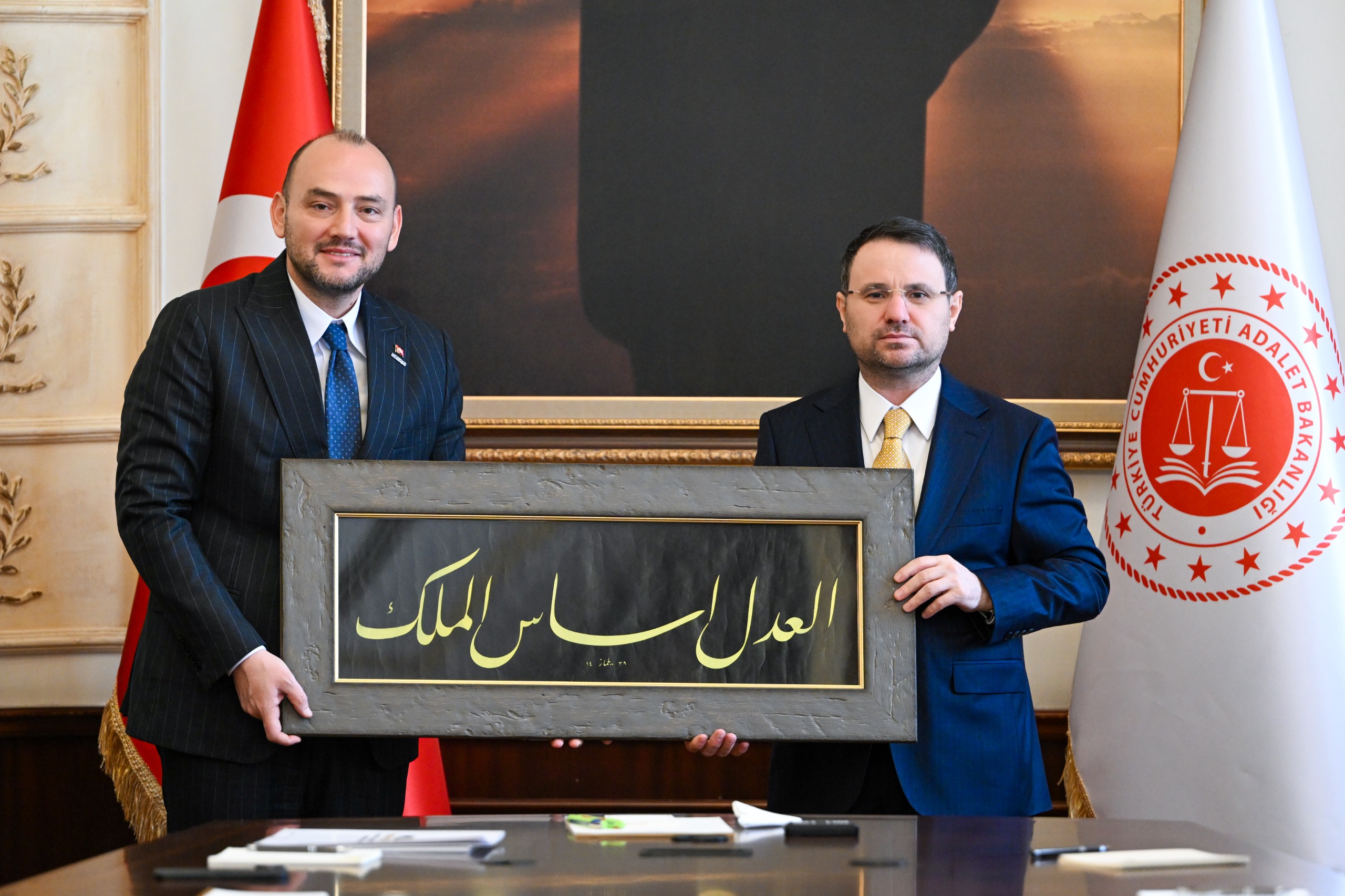 Adalet Bakanı Akın Gürlek MÜSİAD Genel Başkanı Burhan Özdemir’i Kabul Etti