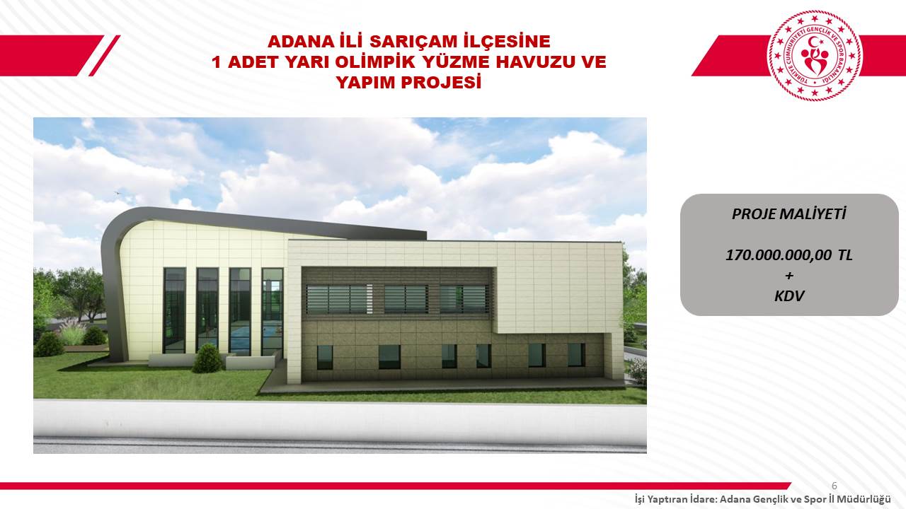 Adana’ya 830 Milyon 50 Bin Liralık Dev Spor Yatırımı