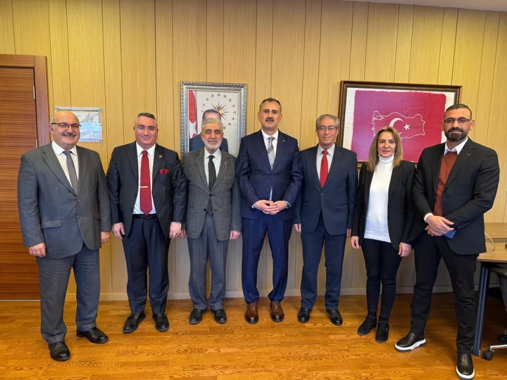 Ağrı Heyeti Ankara’da Vali Bozkurt’a hayırlı olsun dedi