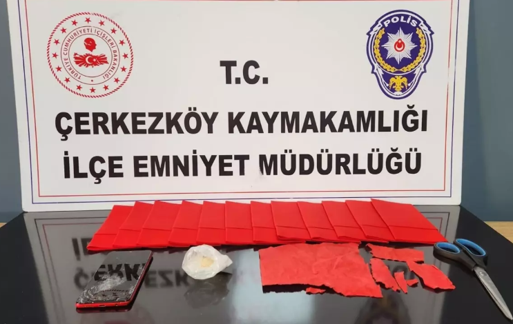 Aile İçi Şiddet İhbarı Uyuşturucu Operasyonuna Dönüştü: Çerkezköy’de Bir Şüpheli Tutuklandı
