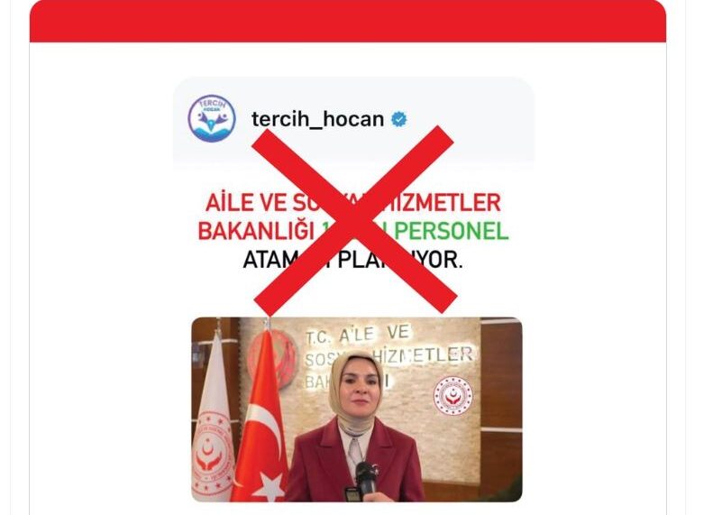 Aile ve Sosyal Hizmetler Bakanlığı’ndan Personel Atama İddialarına Yanıt