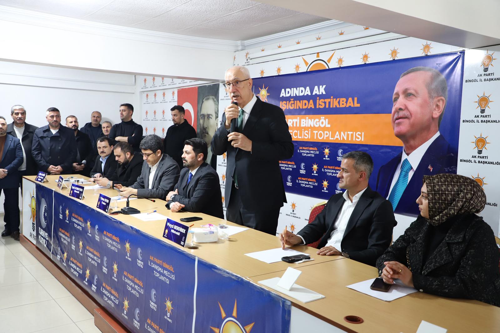 AK Parti Bingöl’de Genişletilmiş İl Danışma Toplantısı Gerçekleştirildi
