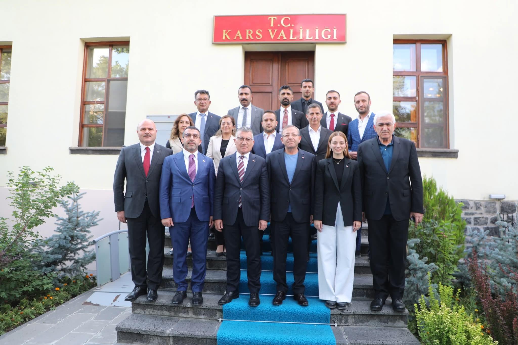 AK Parti Grup Başkanı Abdullah Güler’den Kars Valisi Ziya Polat’a Ziyaret