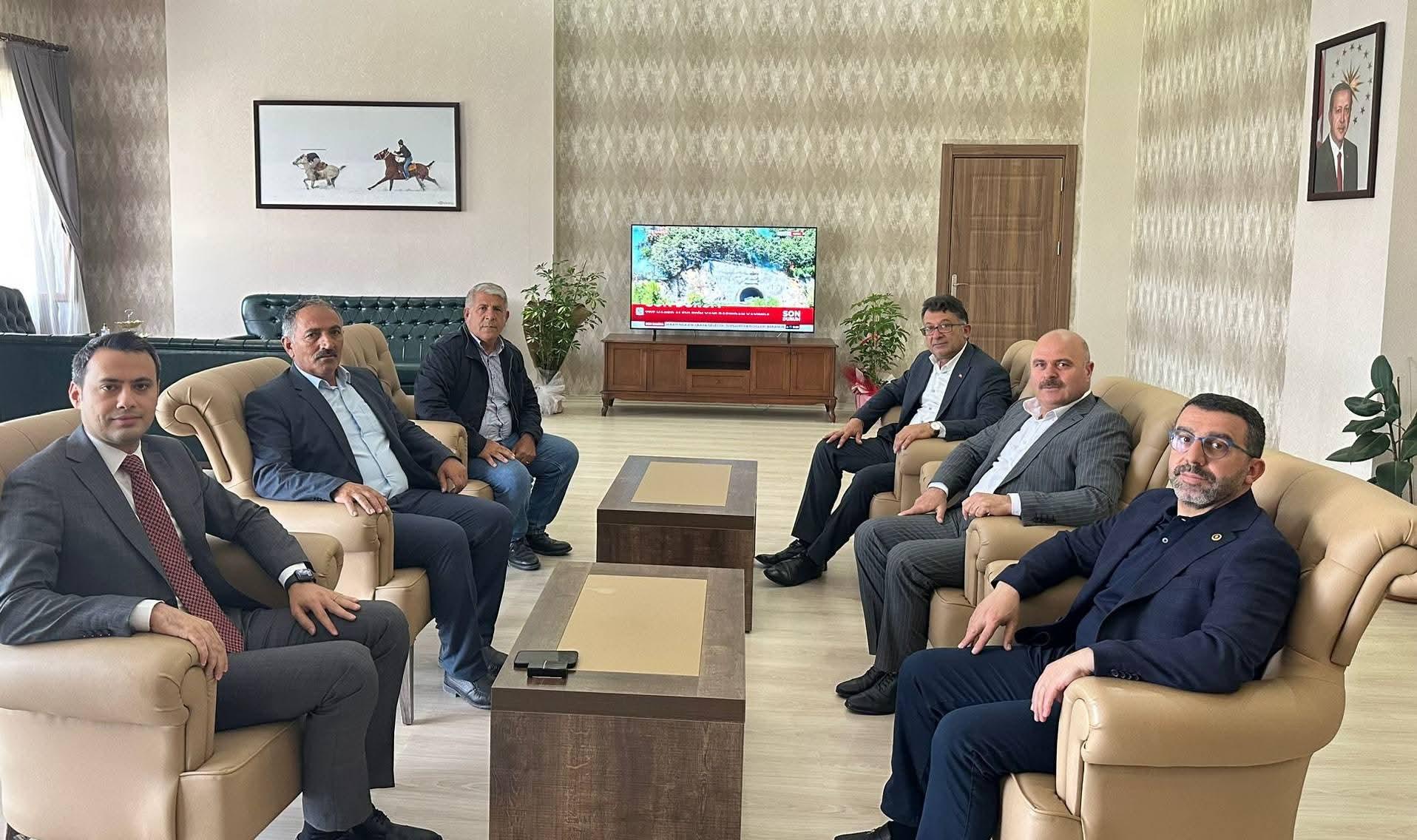 AK Parti Heyetinden Selim Kaymakamı Mehmet Ali Semiz’e Ziyaret