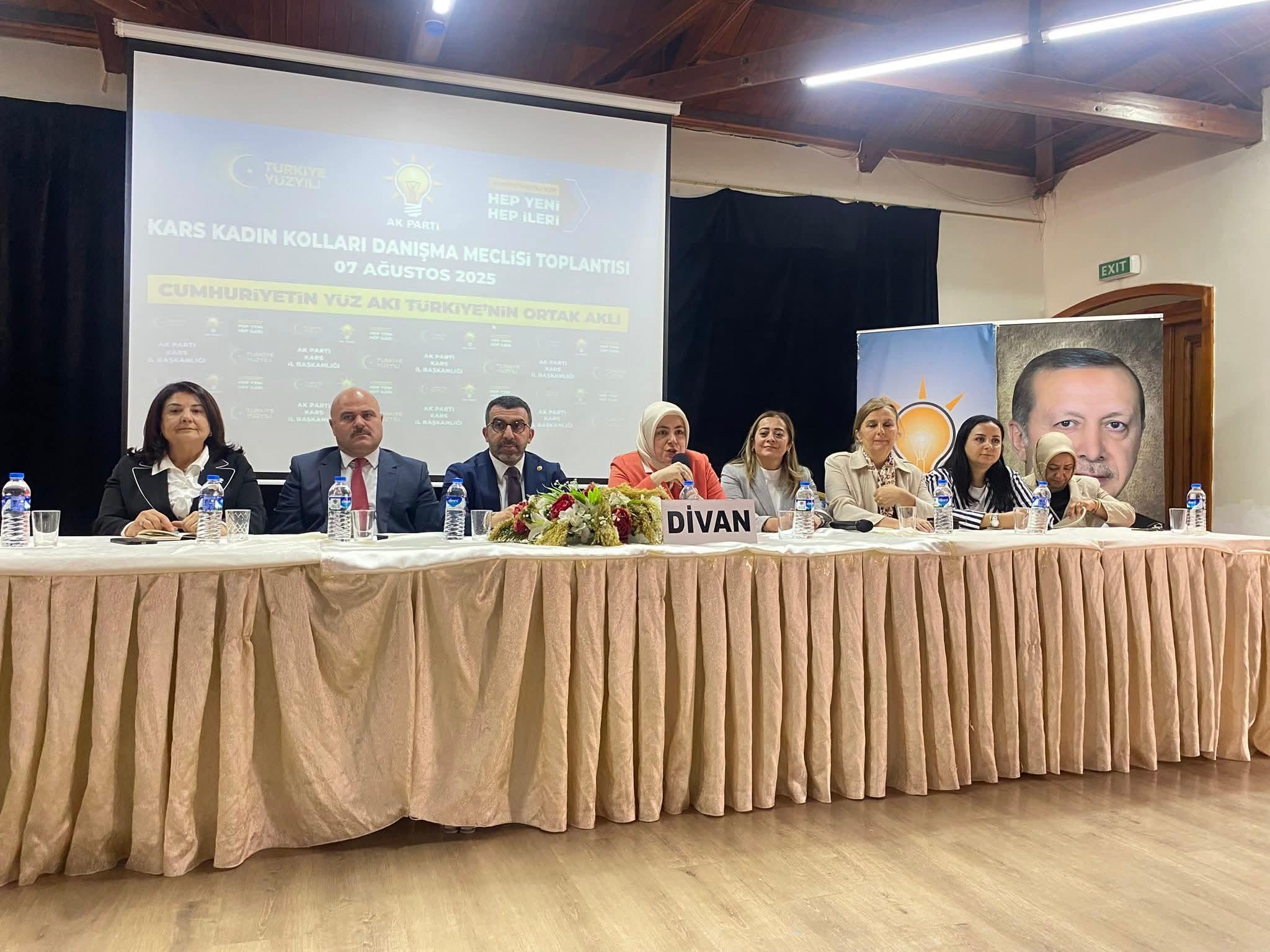 AK Parti Kars Kadın Kolları Danışma Toplantısı Geniş Katılımla Gerçekleştirildi