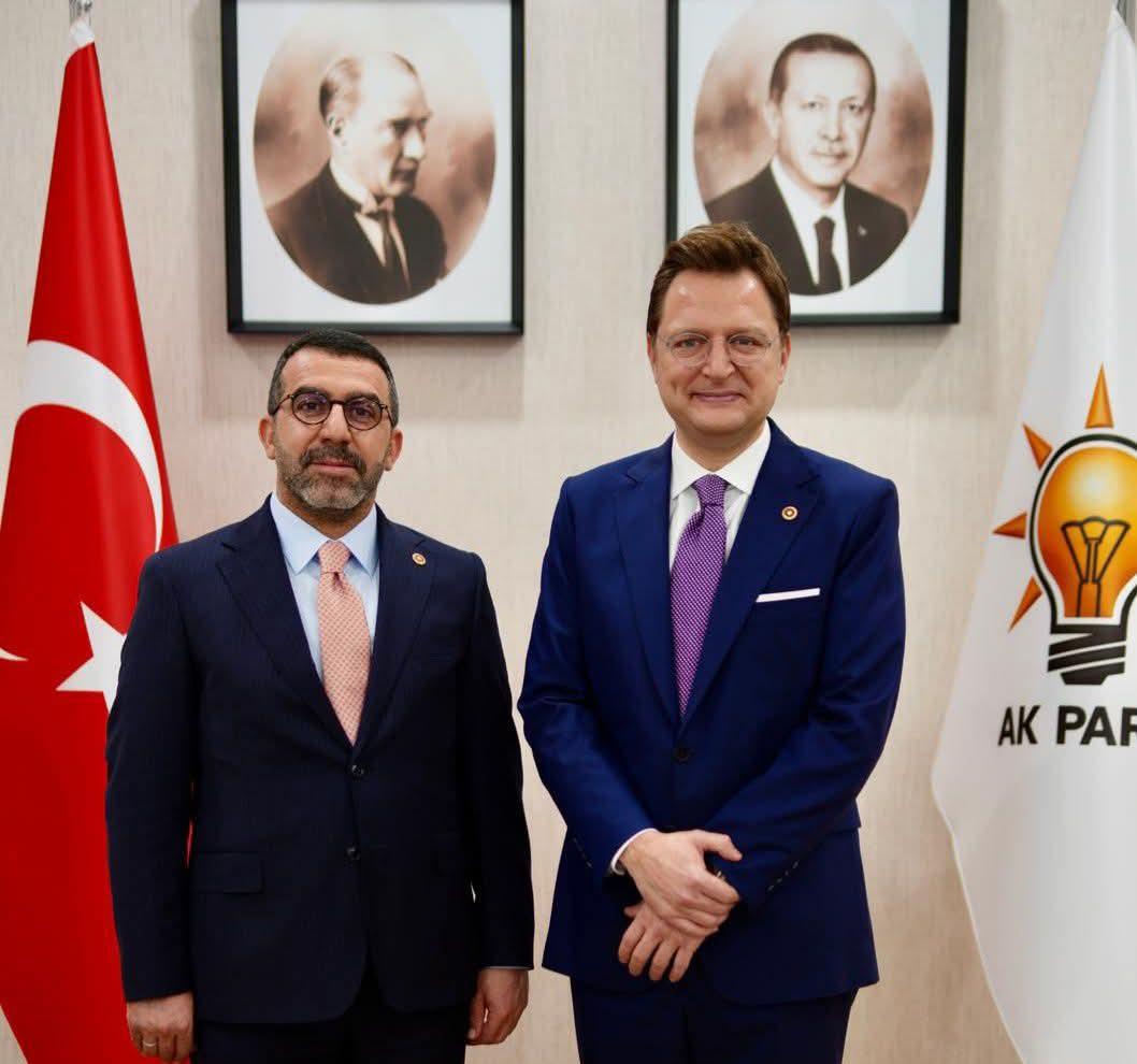 Ak Parti Kars Milletvekili Adem Çalkın, Halit Yerebakan’ı ziyaret etti
