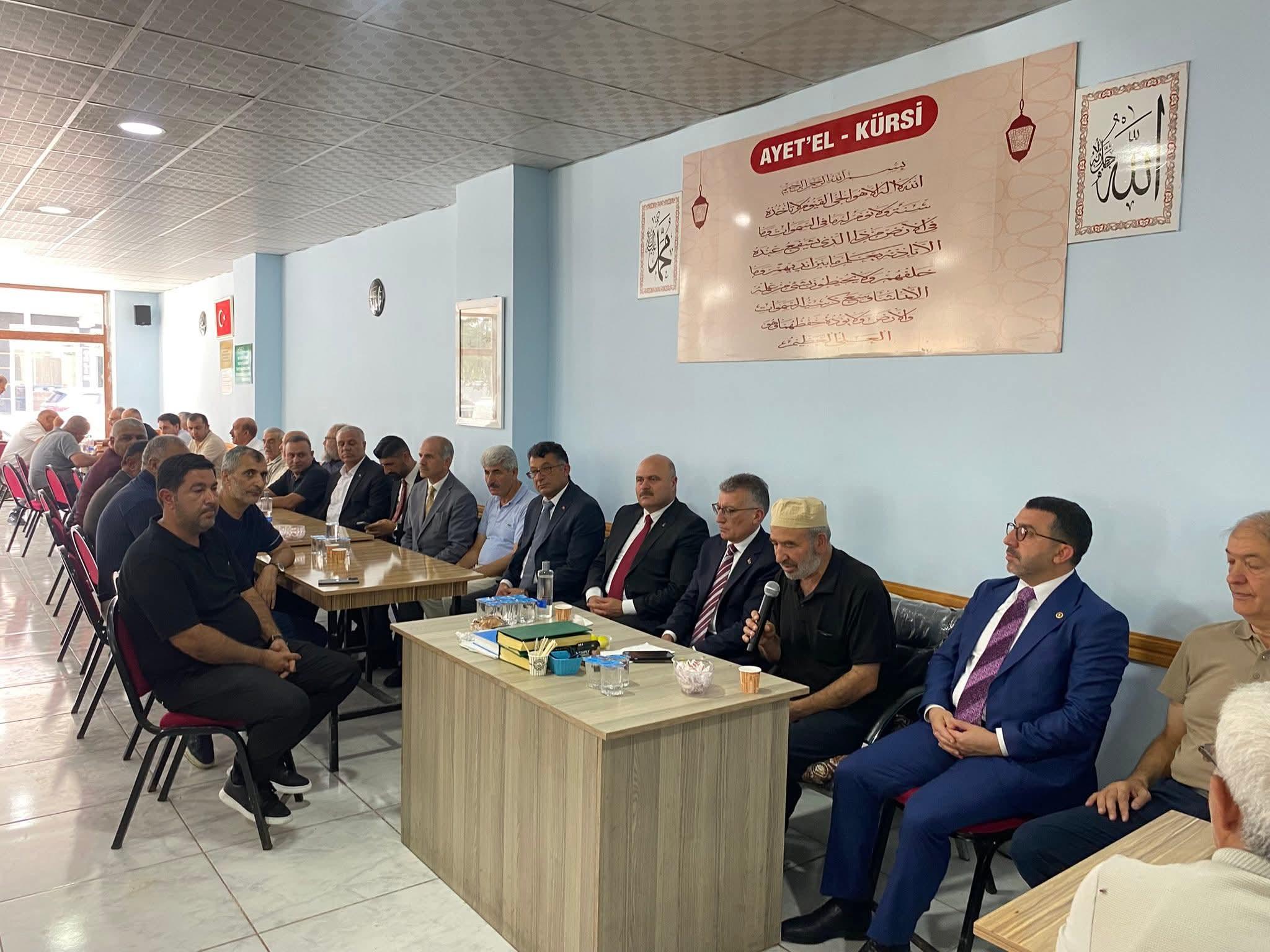 AK Parti TBMM Grup Başkanı Abdullah Güler’den TSO Başkanı Bozan’a Taziye Ziyareti