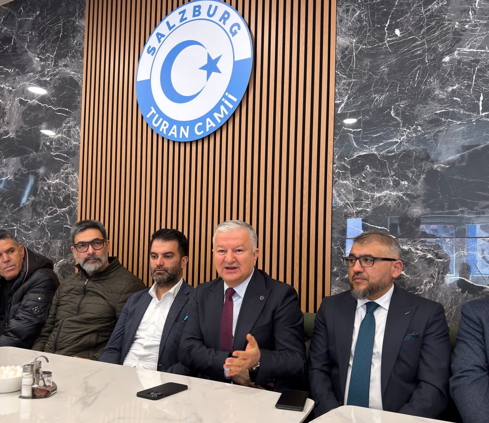 Aksaray Valisi Murat Duru Avusturya’da Gurbetçilerle Bir Araya Geldi