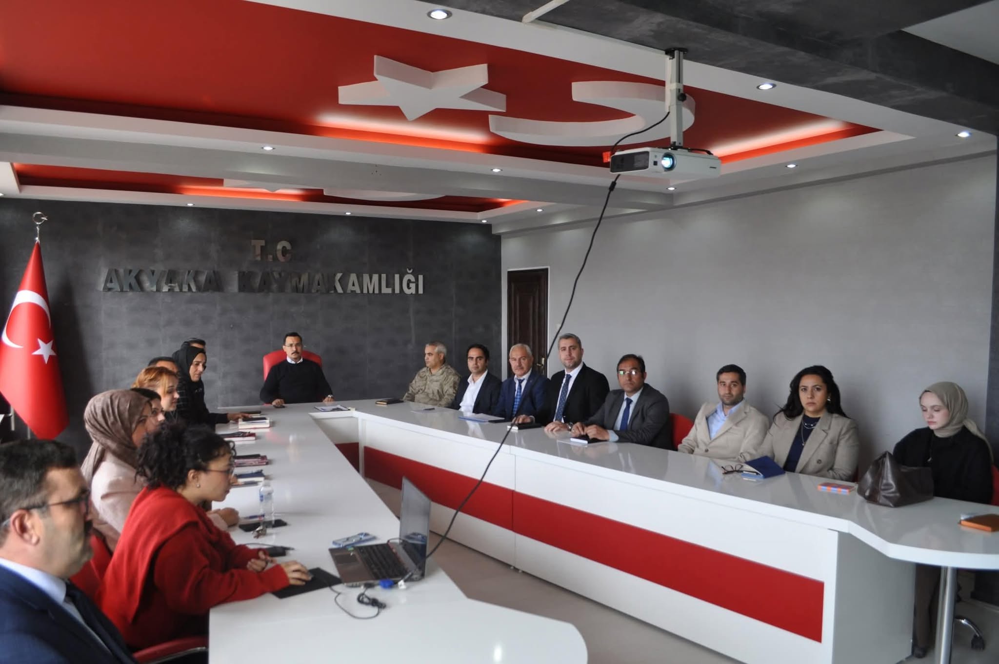 Akyaka’da Kurum Amirleri Toplantısı Gerçekleştirildi