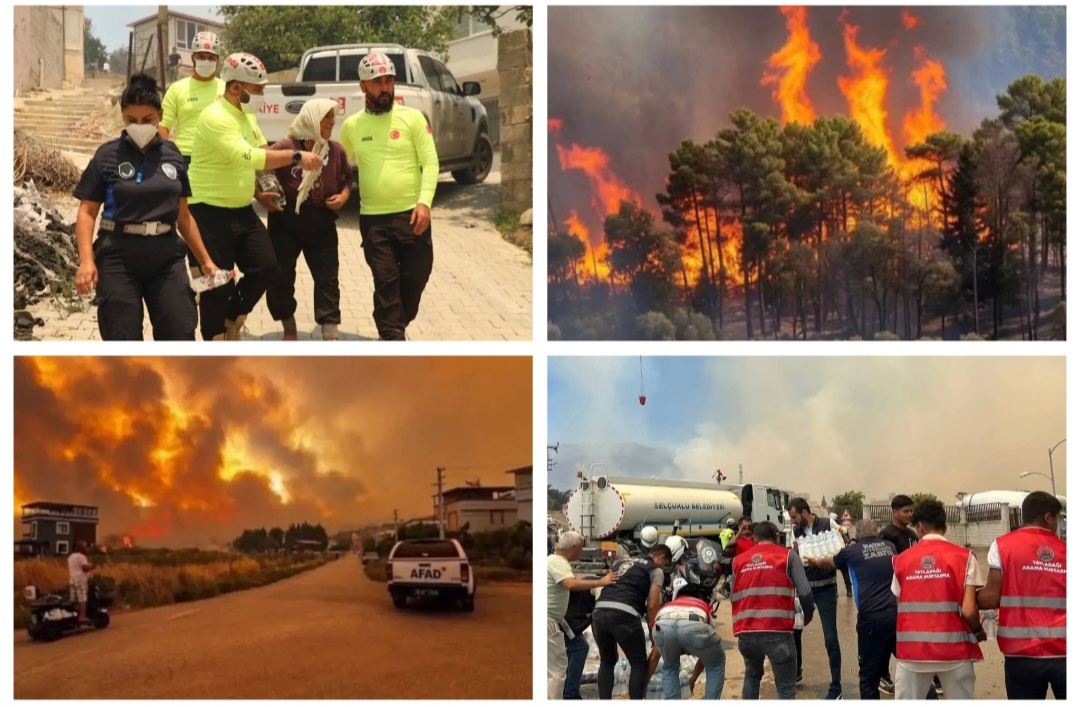 Alahan Yangını Gün Boyu Devam Etti