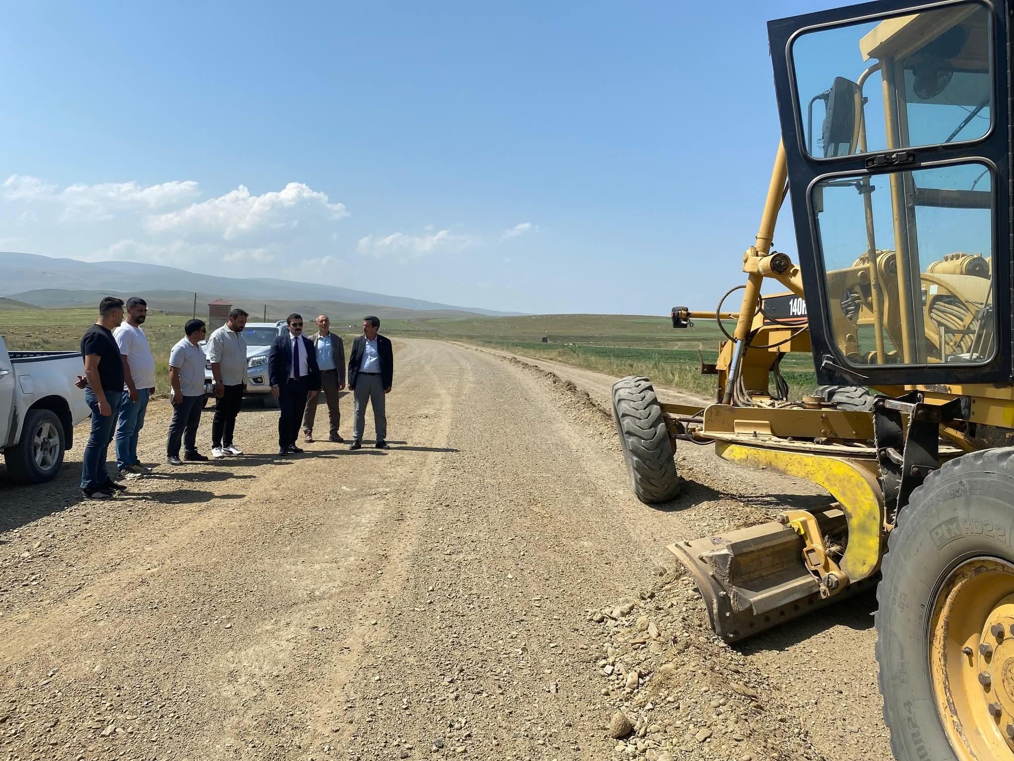 Arpaçay Kaymakamı Muhammed Burak Akköz, Köylerdeki Çalışmaları Yerinde İnceledi