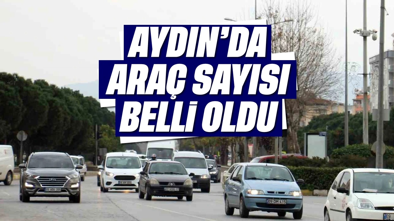 Aydın’da Araç Sayısı 649 Bin Oldu!