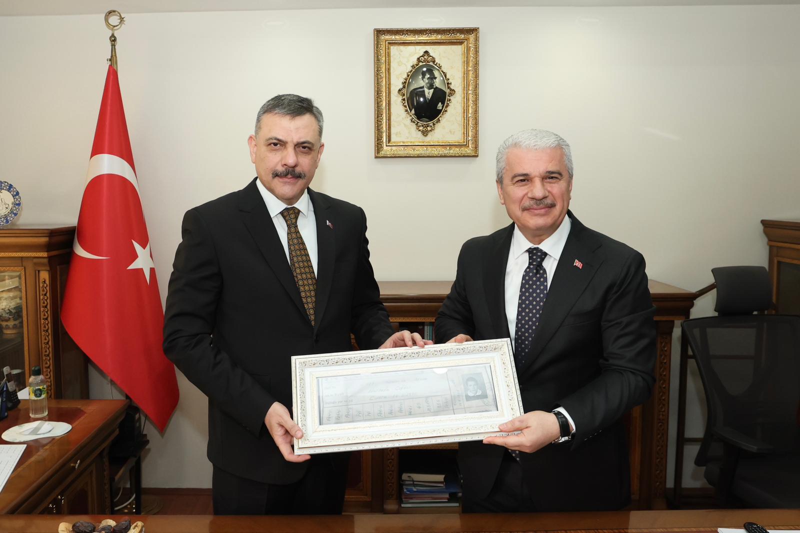 Bakan Çiftçi Konya Çumra Kaymakamlığını Ziyaret Etti