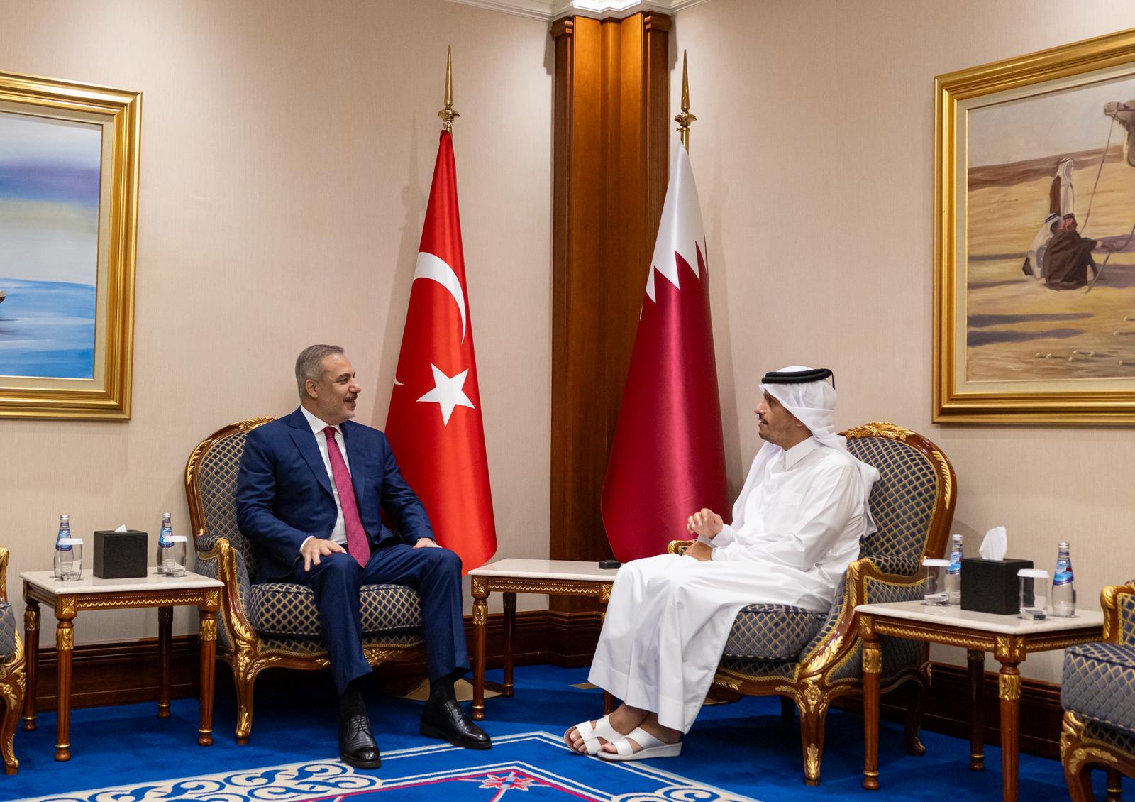 Bakan Fidan, Katar Başbakanı Al Sani İle Görüştü