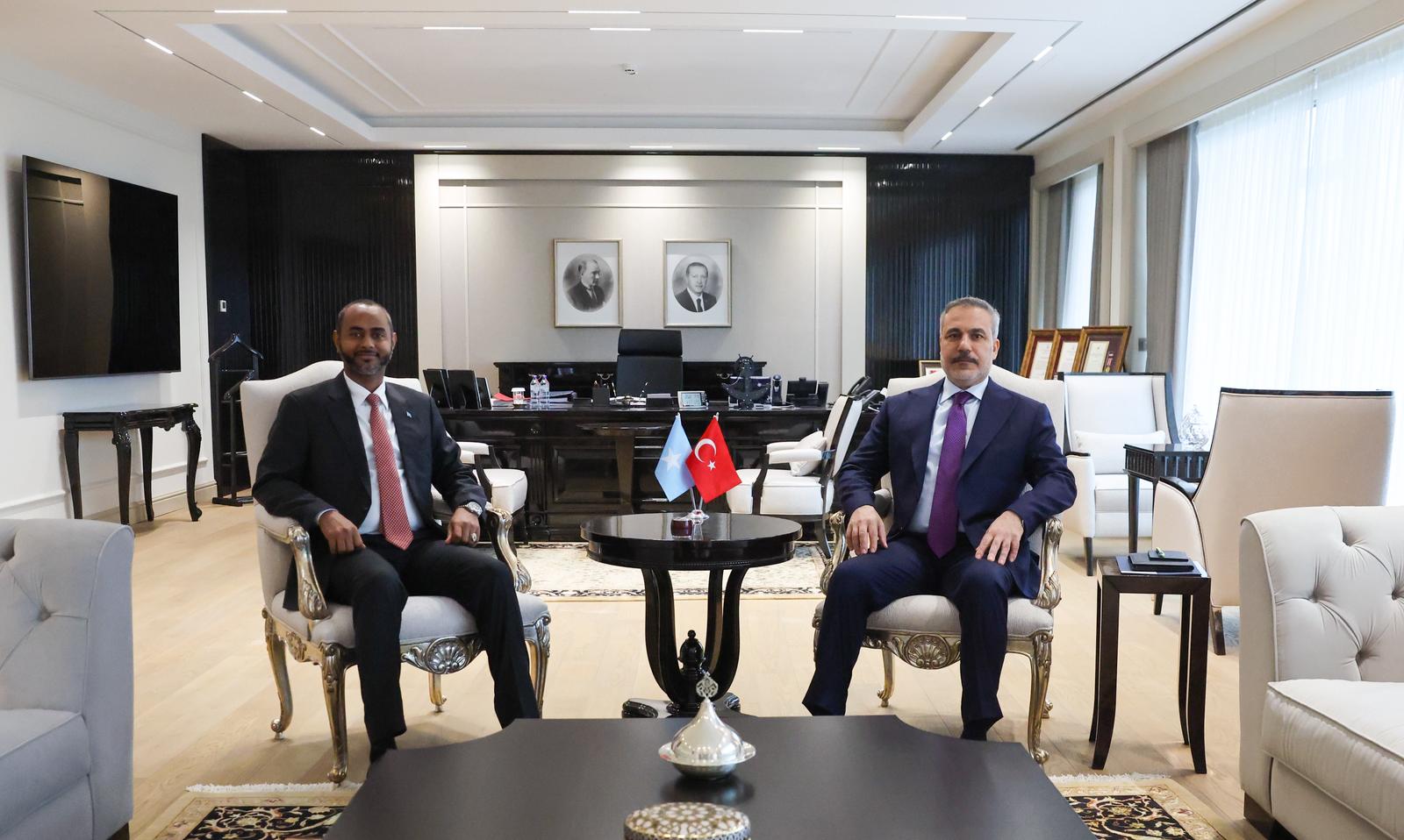 Bakan Fidan, Somalili Mevkidaşı ile Ankara’da Görüştü