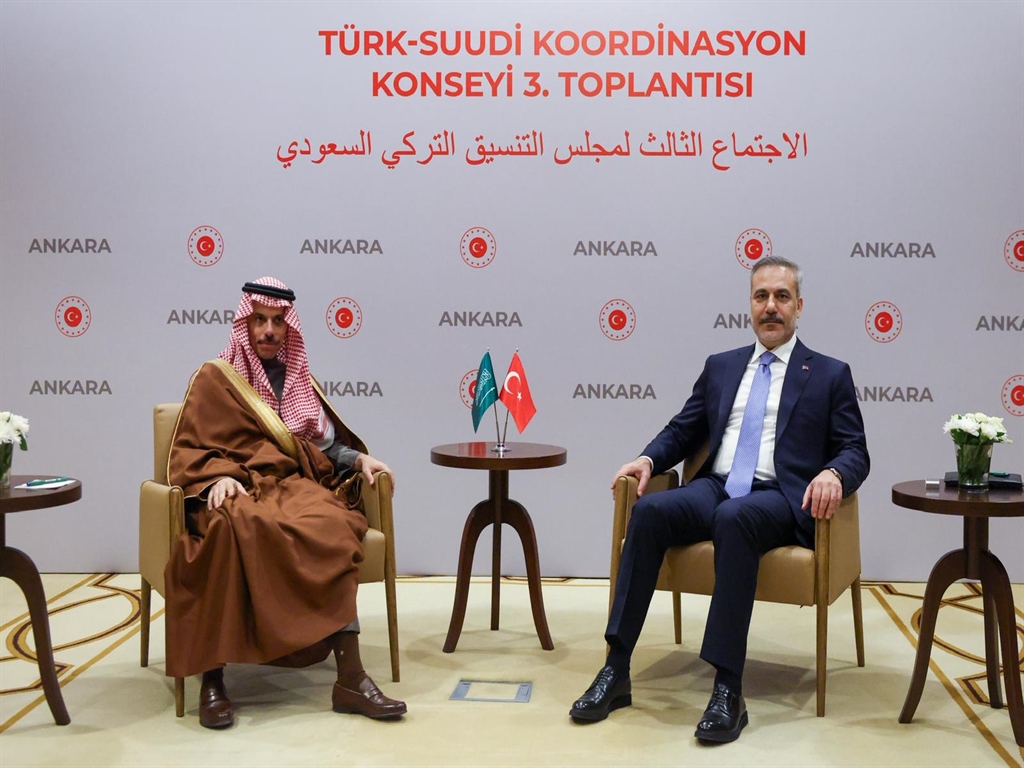 Bakan Fidan, Suudi Mevkidaşı Al-Suud ile Ankara’da Görüştü