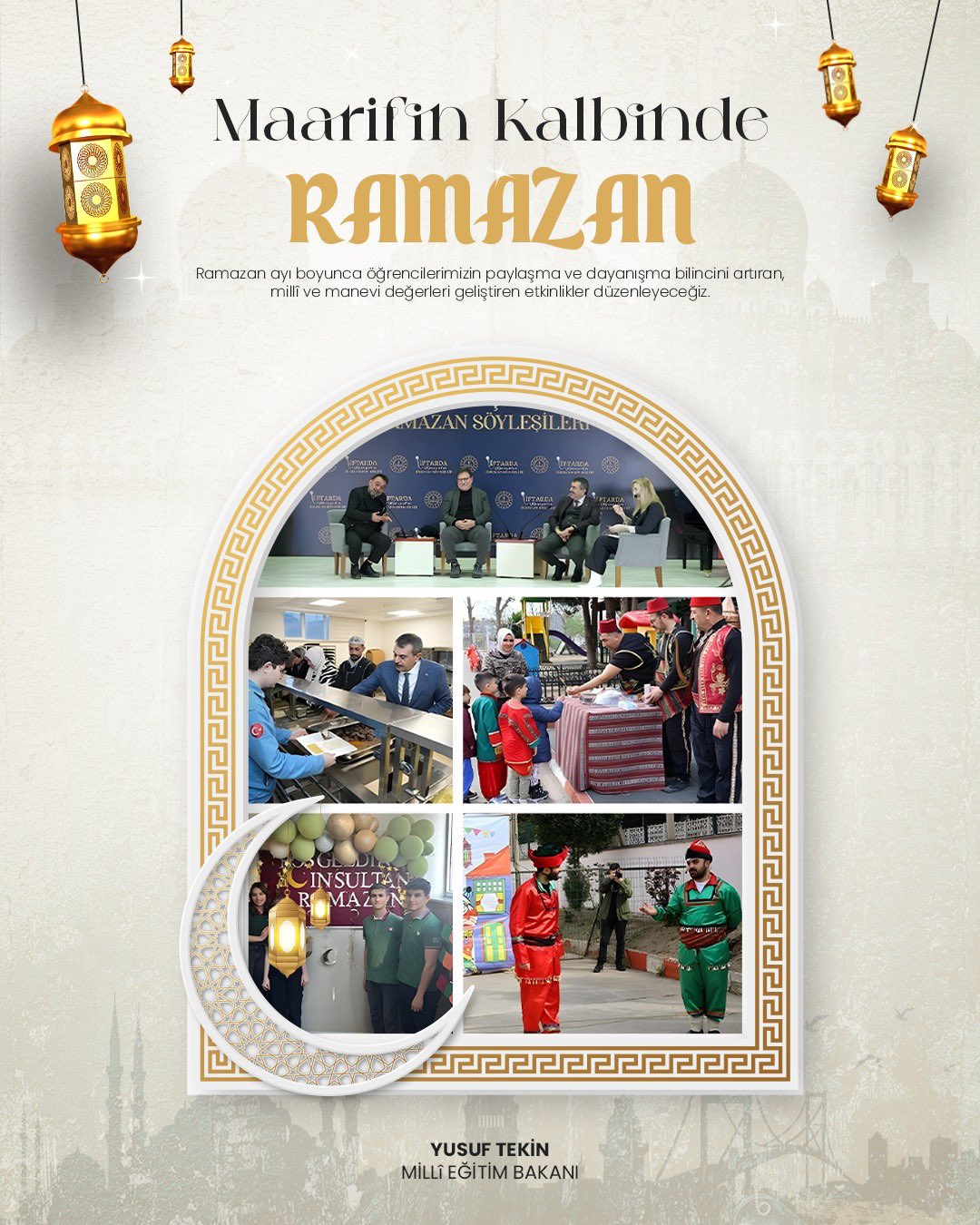 Bakan Tekin Duyurdu: Okullarda ‘Maarifin Kalbinde Ramazan’ Etkinlikleri Düzenlenecek