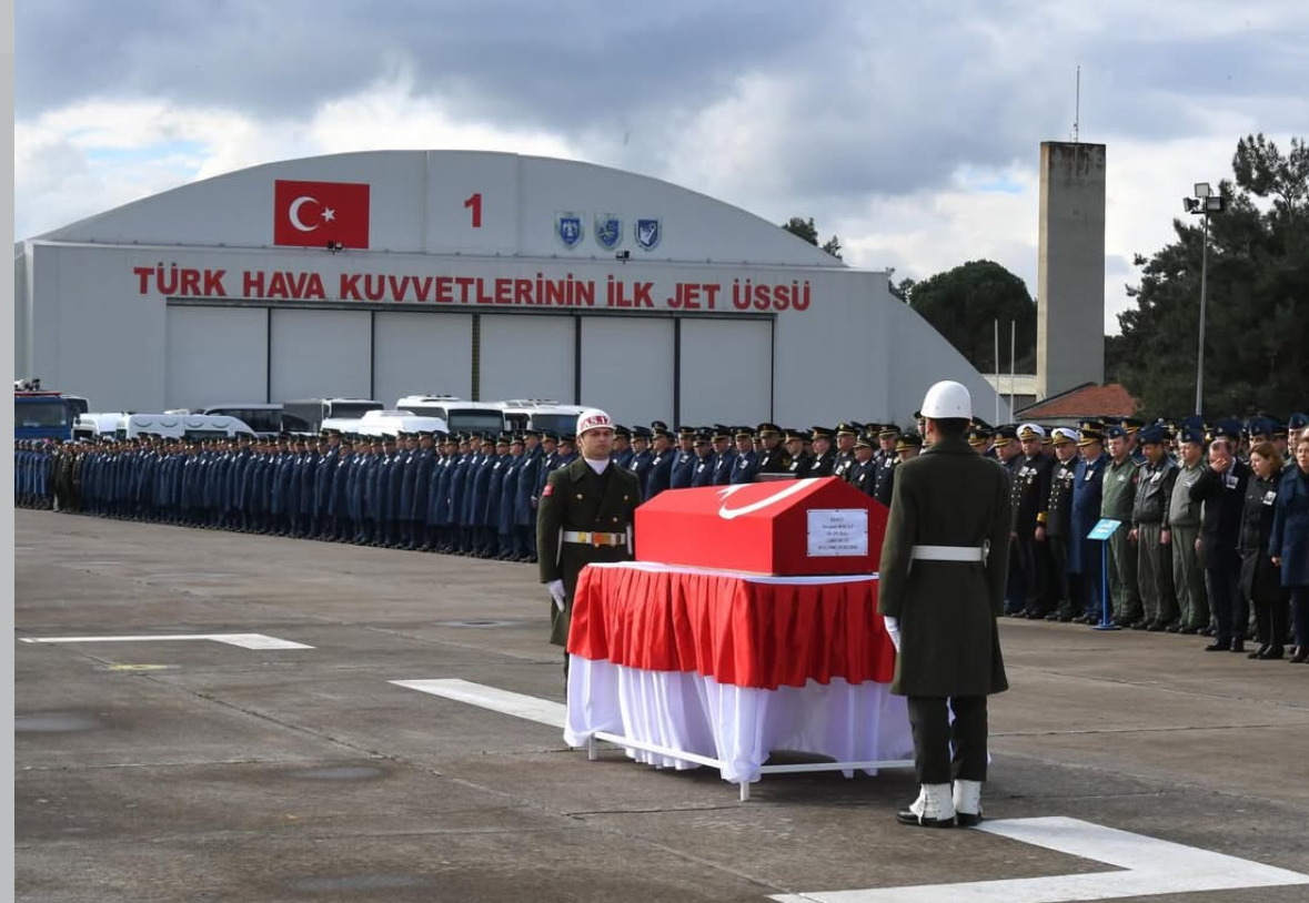 Balıkesi̇r’de F-16 Kırımı: Şehi̇t Pi̇lot İzmi̇r’e Uğurlandı
