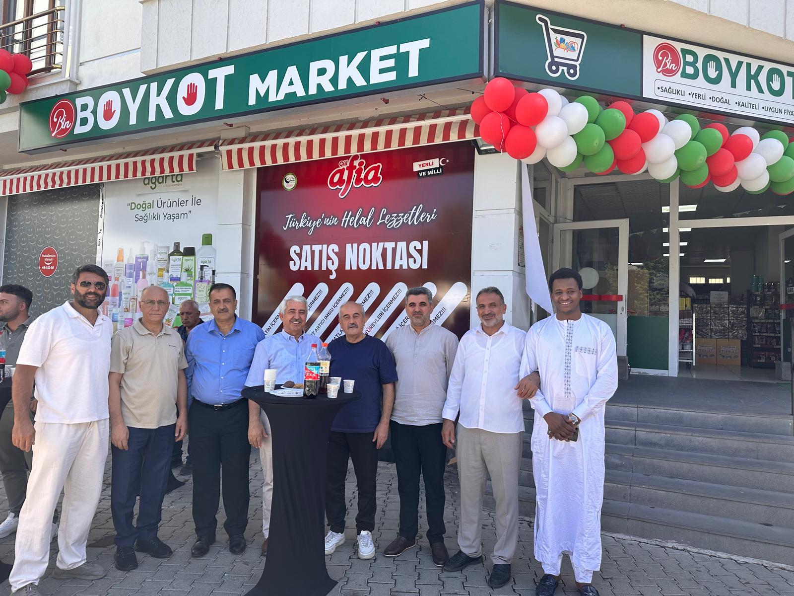 Bingöl’de Bir İlk: Boykot Market Hizmete Açıldı