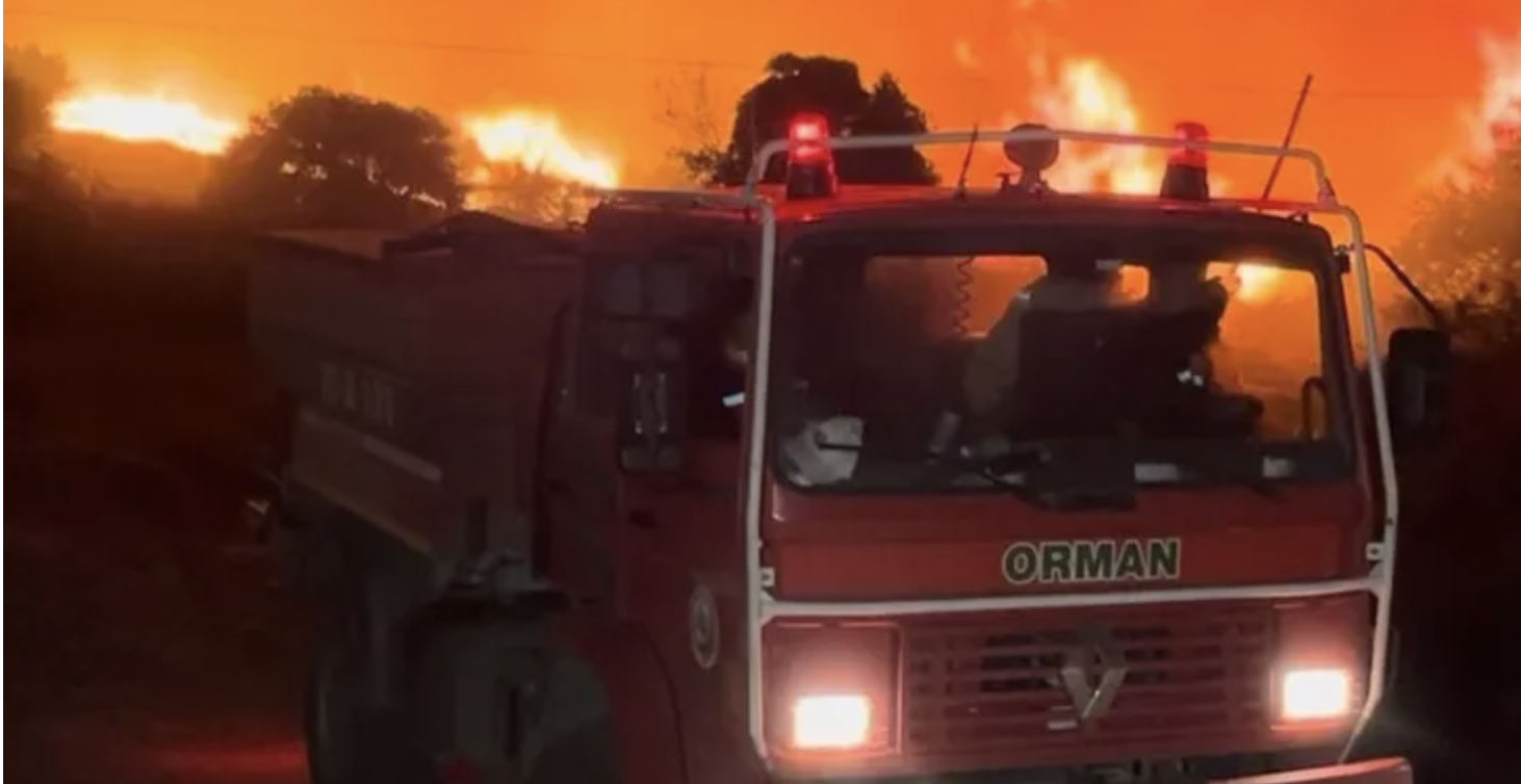 Bursa Karacabey’de Orman Yangını: Akçasusurluk Köyü Tahliye Edildi