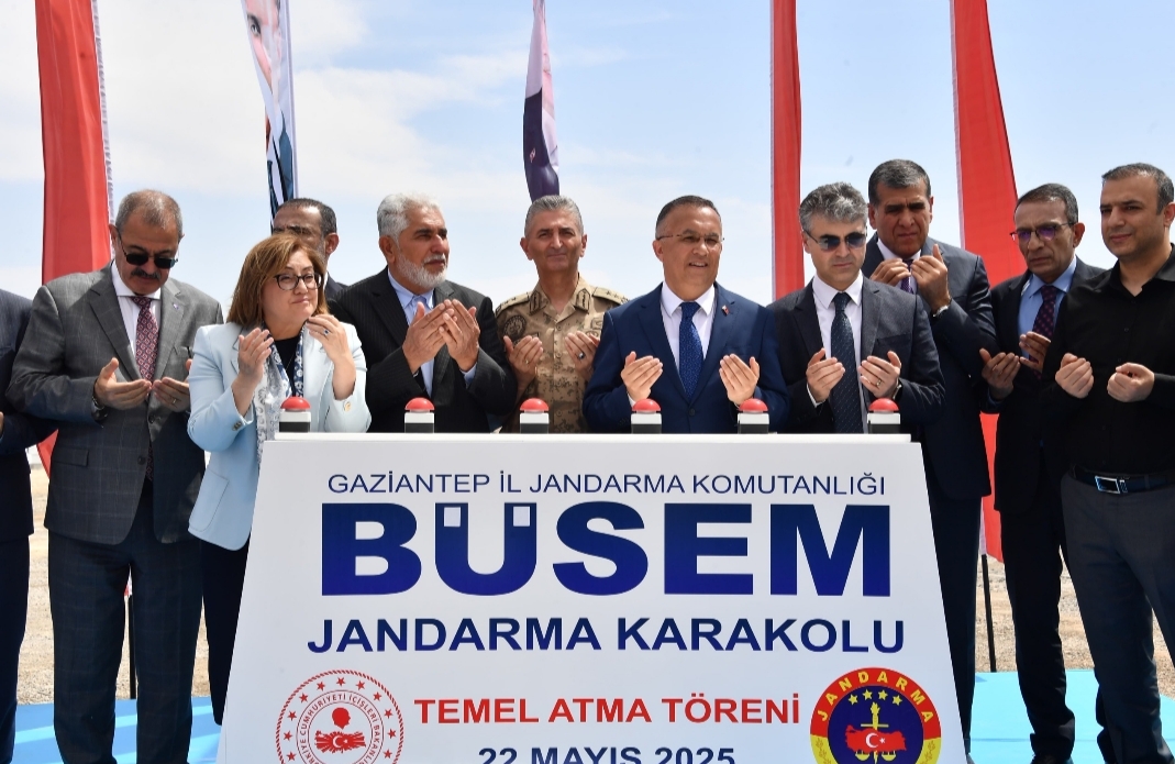 BÜSEM JANDARMA KARAKOL KOMUTANLIĞI BİNASININ TEMELİ ATILDI!