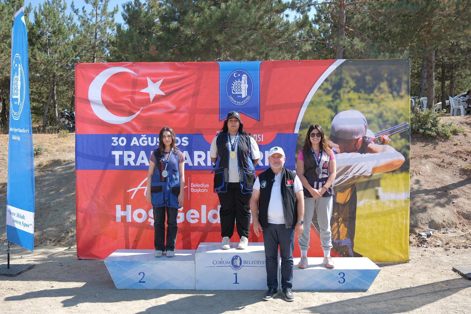 Çorum’da Zafer Kupası Trap Atışları Büyük Heyecana Sahne Oldu