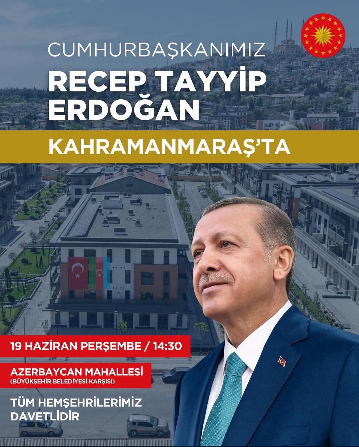 Cumhurbaşkanı Erdoğan, 19 Haziran’da Kahramanmaraş’a Geliyor: 250 Bininci Deprem Konutu Sahibini Buluyor