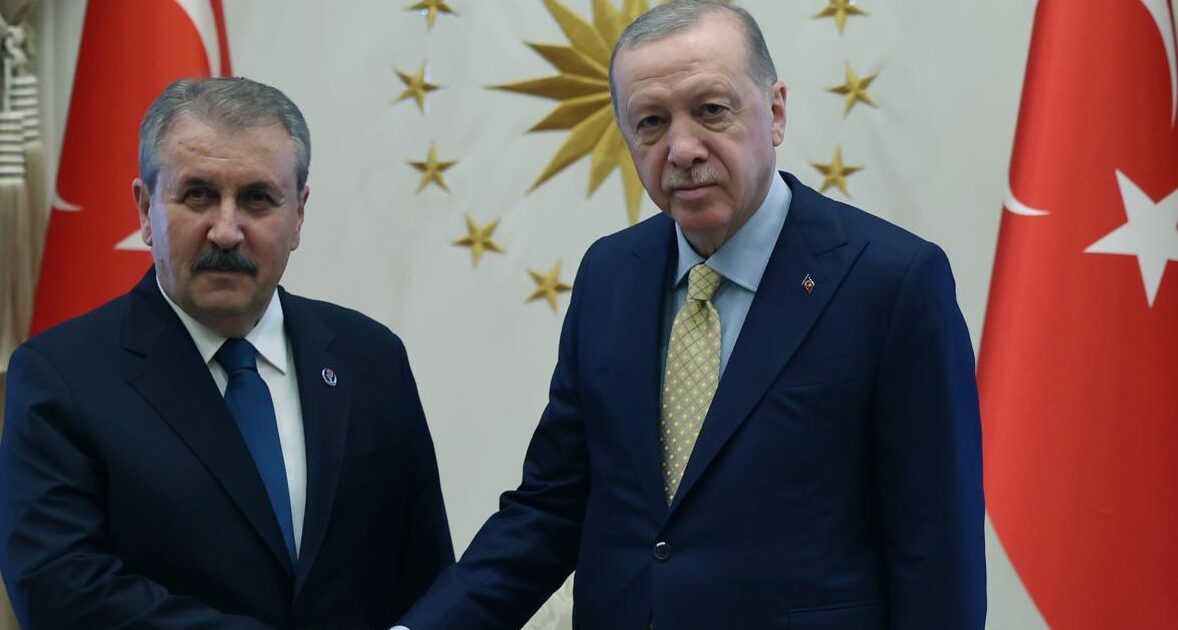 Cumhurbaşkanı Erdoğan, BBP Genel Başkanı Destici’yi Kabul Etti