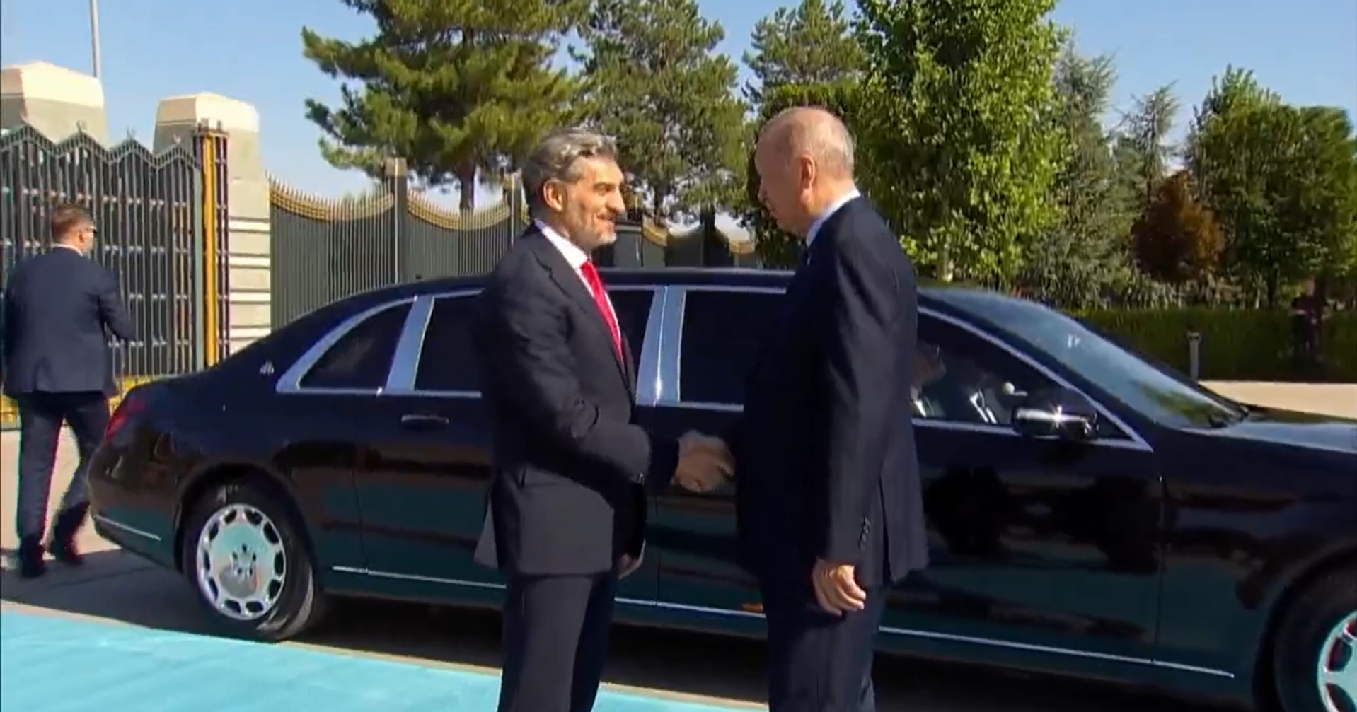 Cumhurbaşkanı Erdoğan, Gürcistan Cumhurbaşkanı Kavelaşvili’yi Resmi Törenle Karşıladı