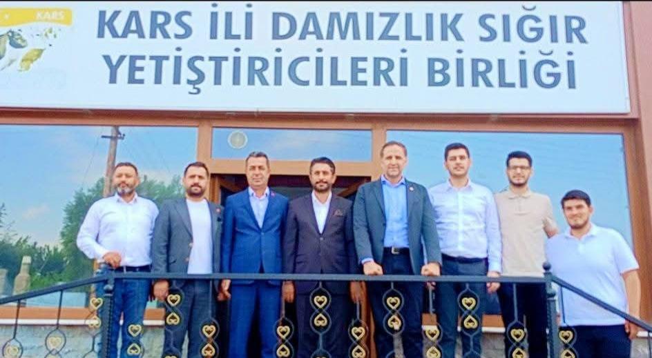 Cumhuriyet Halk Partisi Heyetinden Kars Damızlık Sığır Yetiştiricileri Birliği’ne Ziyaret