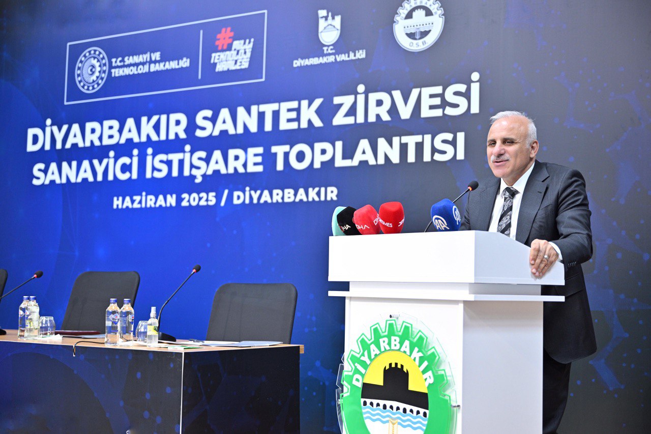 Diyarbakır’da SANTEK Zirvesi ve Sanayici İstişare Toplantısı Gerçekleştirildi