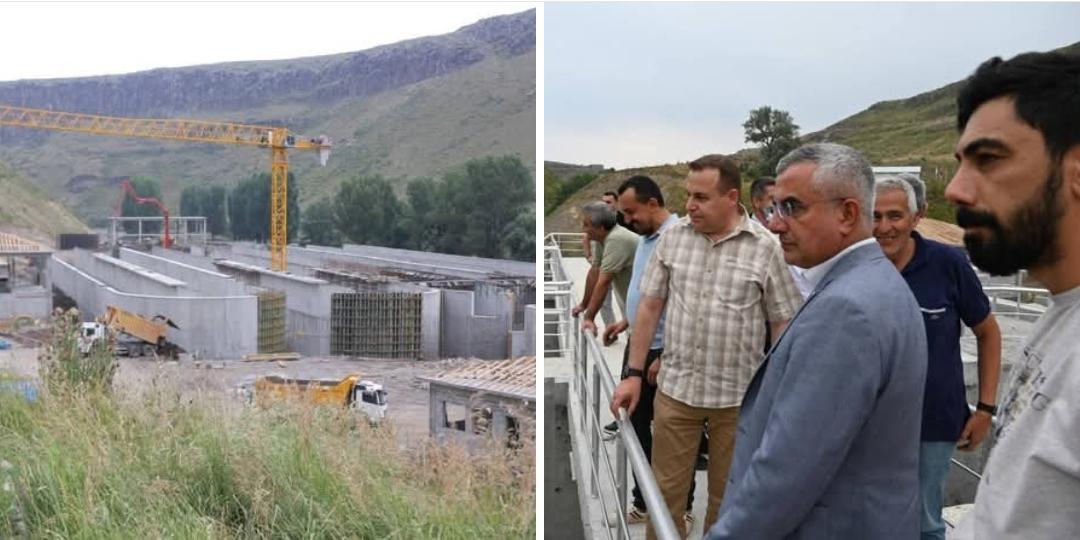 DSİ Heyeti, Kars Atıksu Arıtma Tesisi İnşaatında Teknik İncelemelede Bulundu