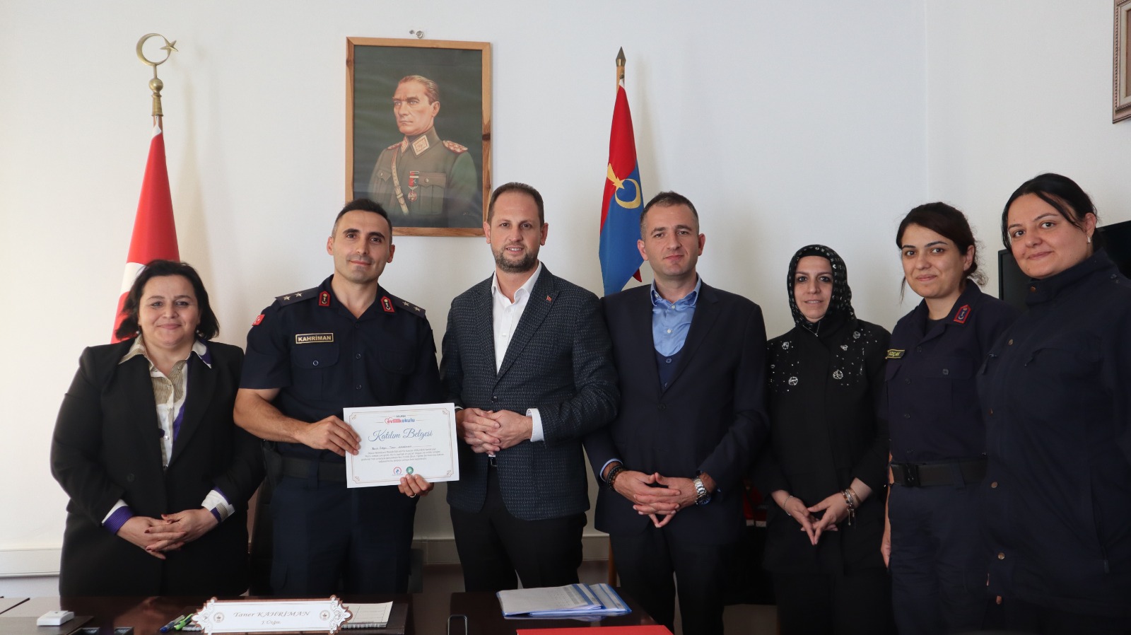 Düzce Belediyesi Jandarma Personeline Aile İçi İletişim Eğitimi Verdi