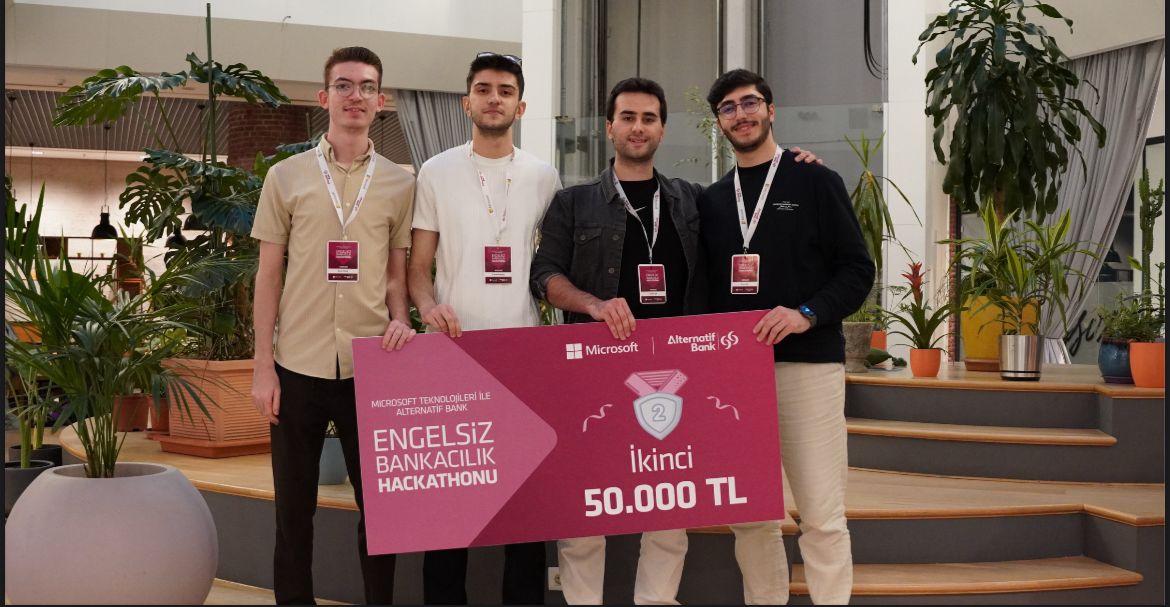 Düzce Üniversitesi Öğrencileri Engelsiz Bankacılık Hackathonu’nda İkincilik Ödülü Kazandı