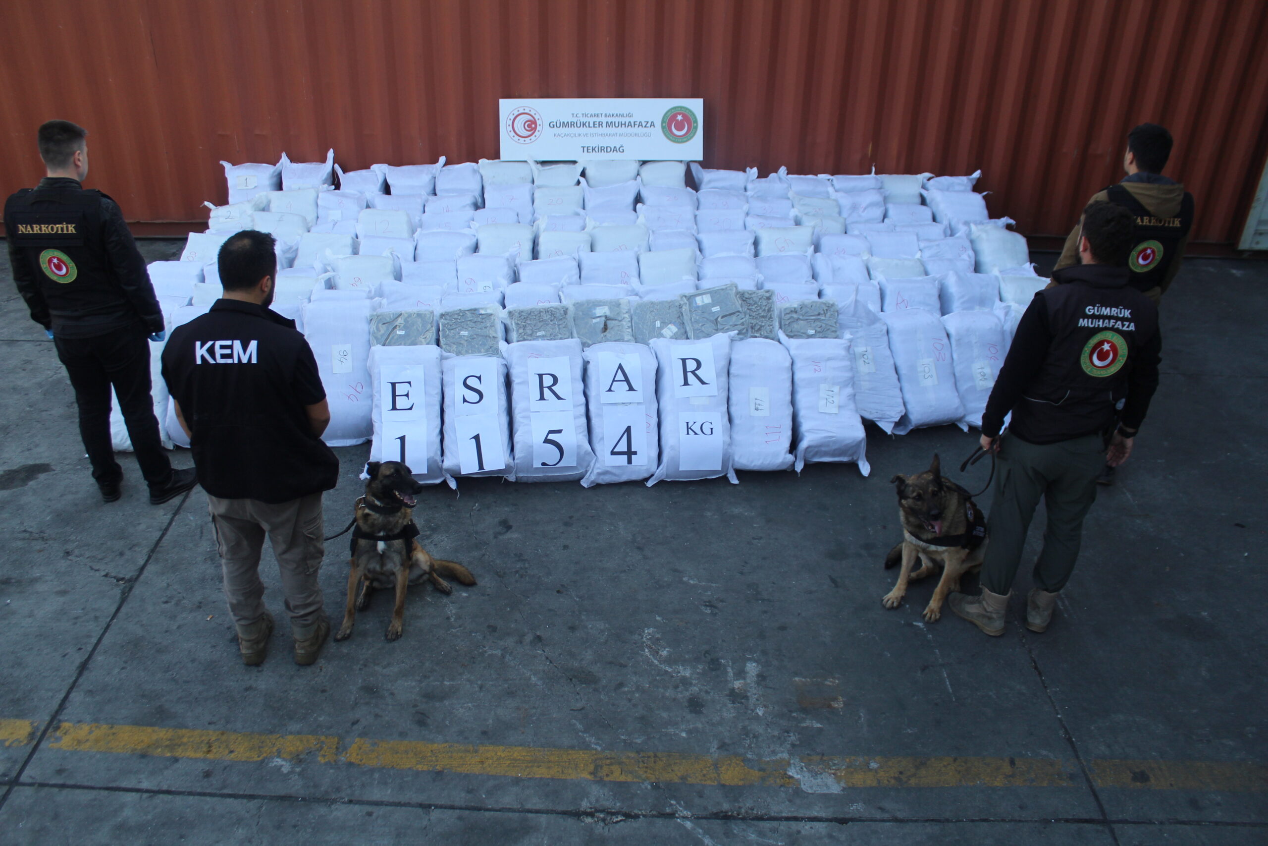 Edirne ve Tekirdağ’da 809 Milyon TL Değerinde Uyuşturucu Ele Geçirildi