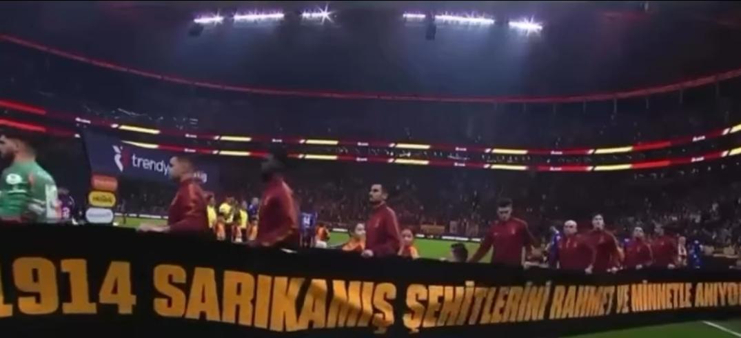 Galatasaray’dan Sarıkamış Şehitlerine Anlamlı Selam!