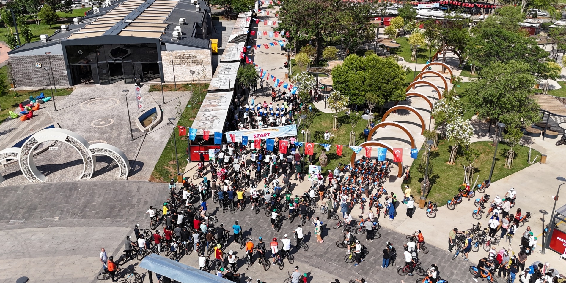 Gaziantep’te Pedallar Barış ve Kardeşlik İçin Döndü!