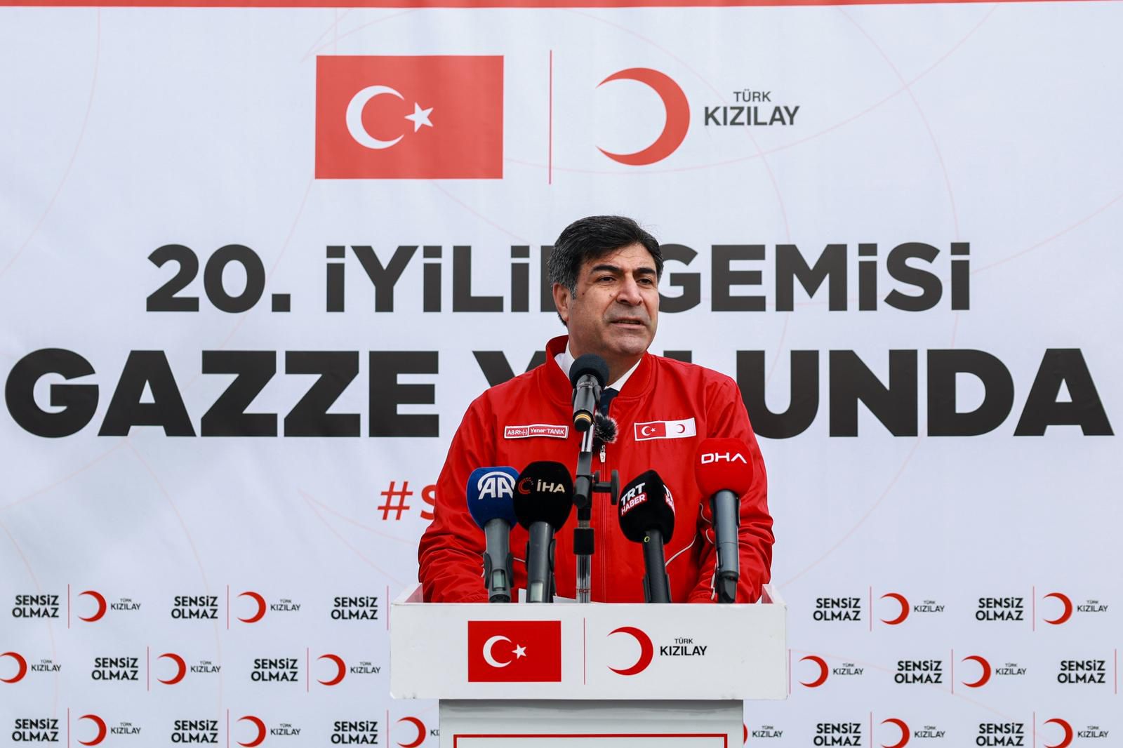 Gazze’ye Yardım Eli: 20. İyilik Gemisi Dualarla Uğurlandı