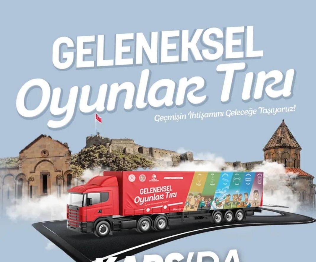 Geleneksel Oyunlar Tırı Kars’ta Çocuklarla Buluşuyor!