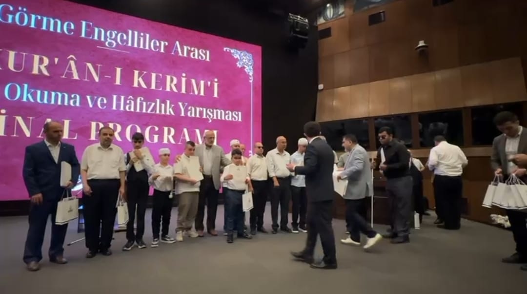 Görme Engelliler Arası Hafızlık ve Kur’an-ı Kerim’i Güzel Okuma Türkiye Finali Ankara’da Yapıldı