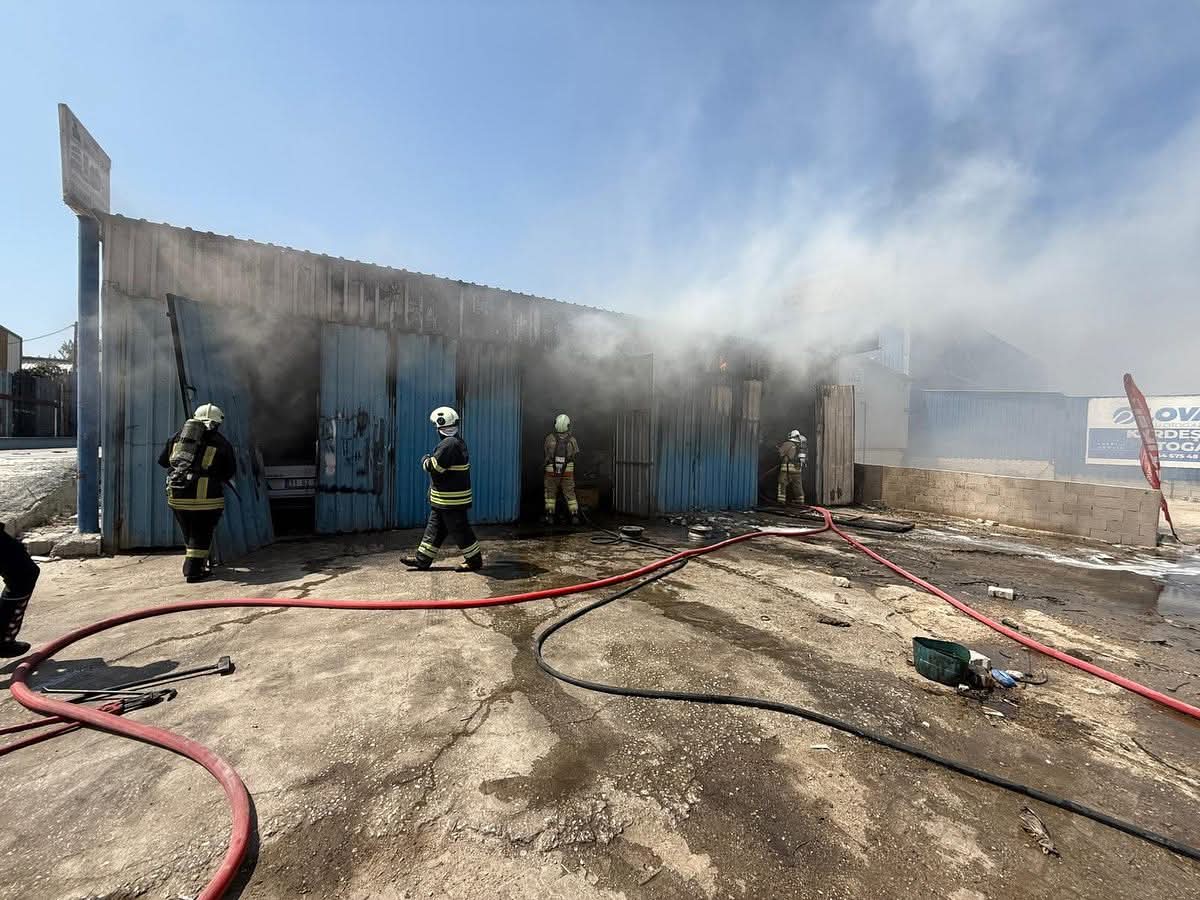 Güzelburç’ta İş Yeri Yangını Kısa Sürede Kontrol Altına Alındı