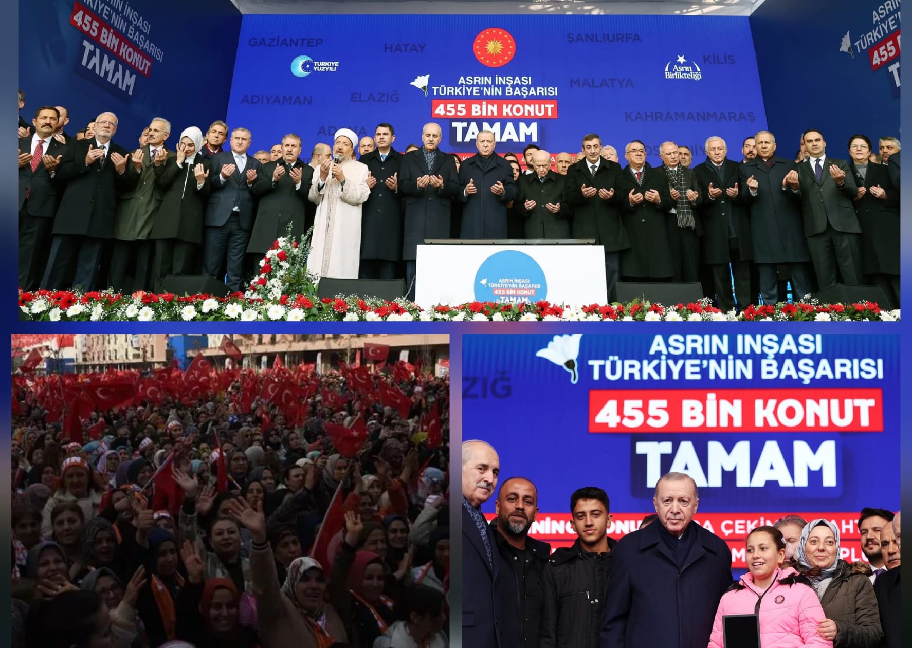 Hatay’da 455 Bininci Afet Konutu Teslim Edildi