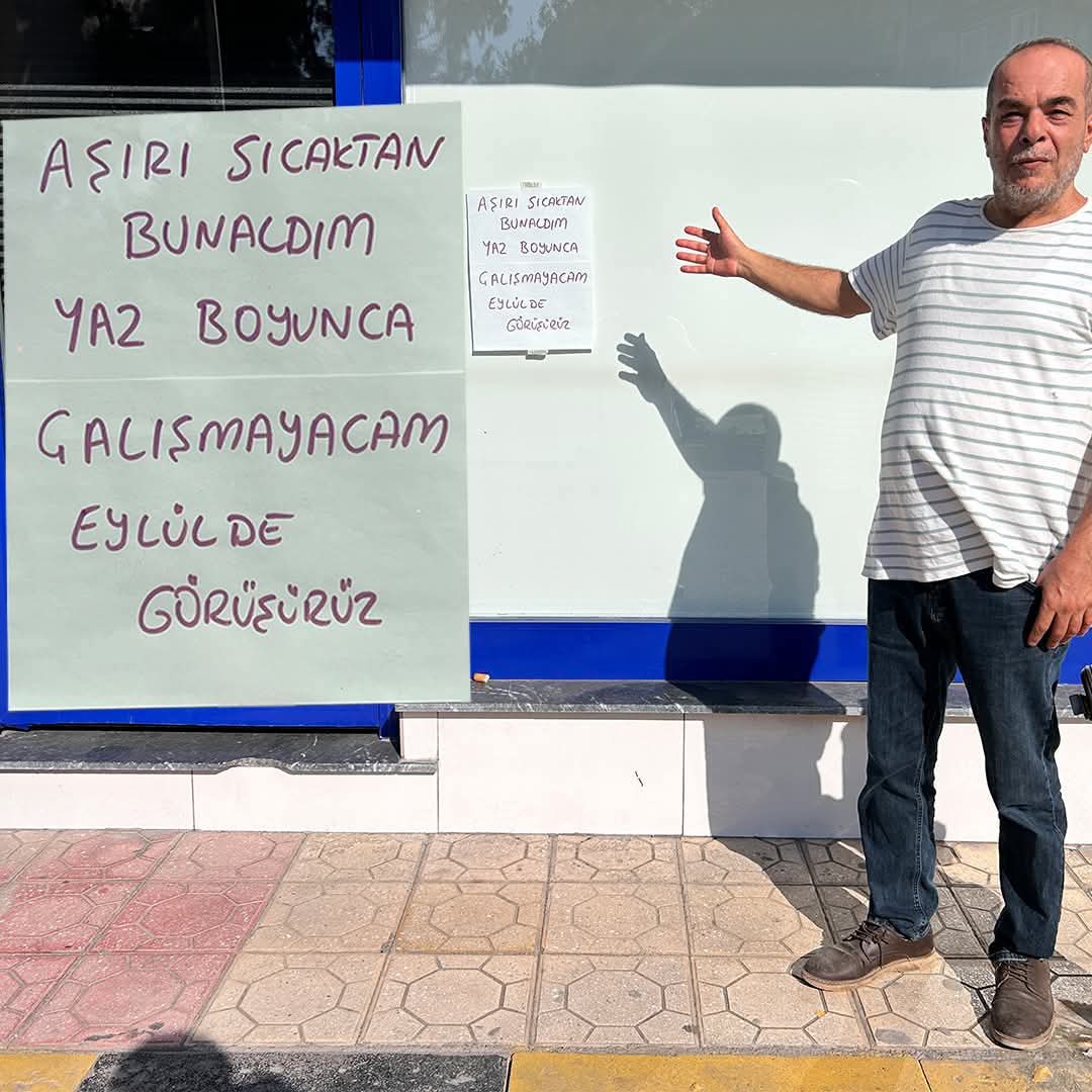 Hataylı esnaftan dikkat çeken not: “Eylülde görüşürüz”