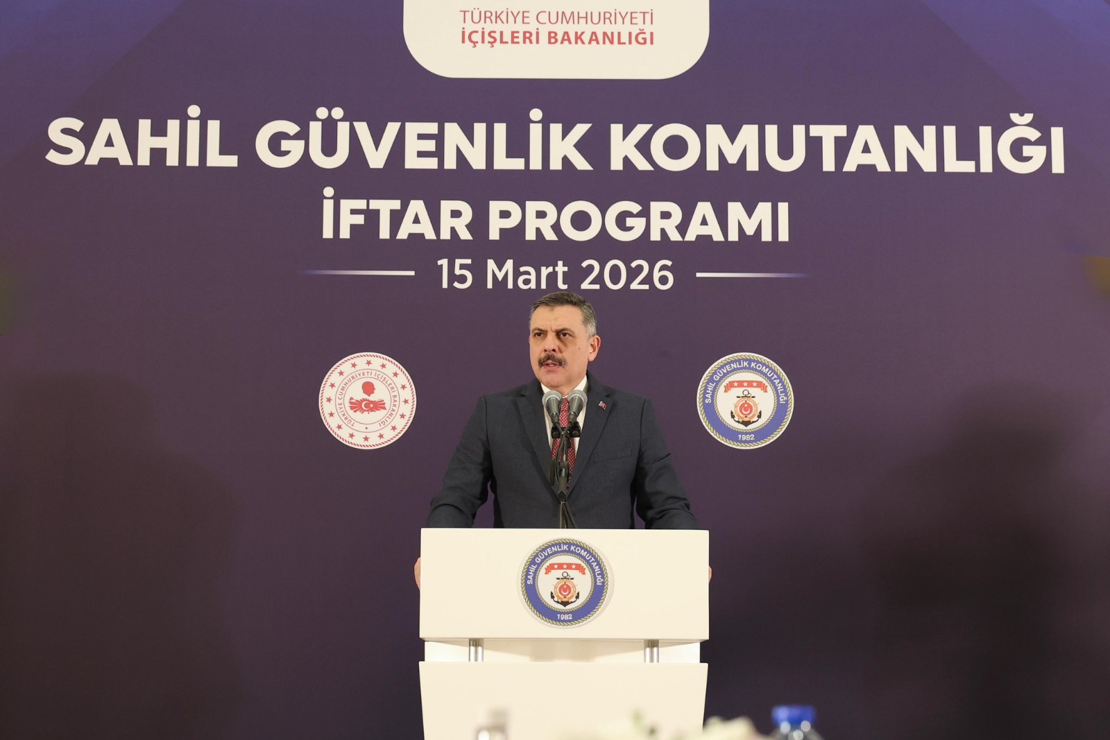 İçişleri Bakanı Mustafa Çiftçi Sahil Güvenlik Personeliyle İftar Programında Buluştu