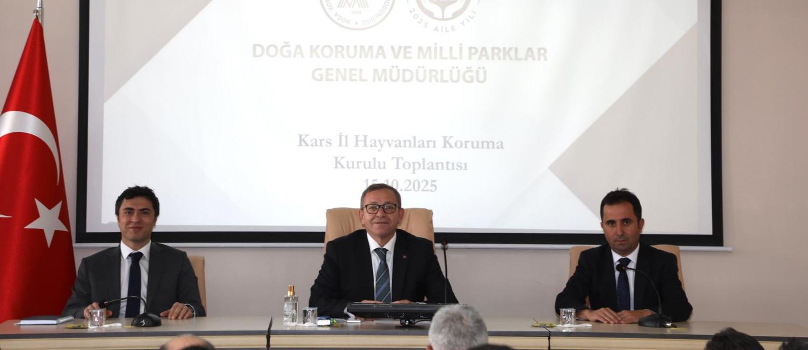 İl Hayvanları Koruma Kurulu Toplantısı Vali Ziya Polat Başkanlığında Gerçekleştirildi